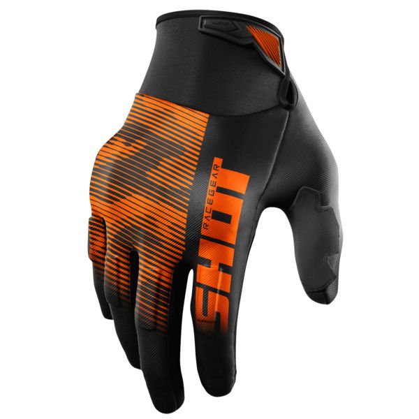 Motocross Gloves SHOT Drift Tactic Neon Orange