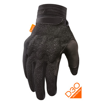 Motocross Gloves SHOT Guard D3O Black