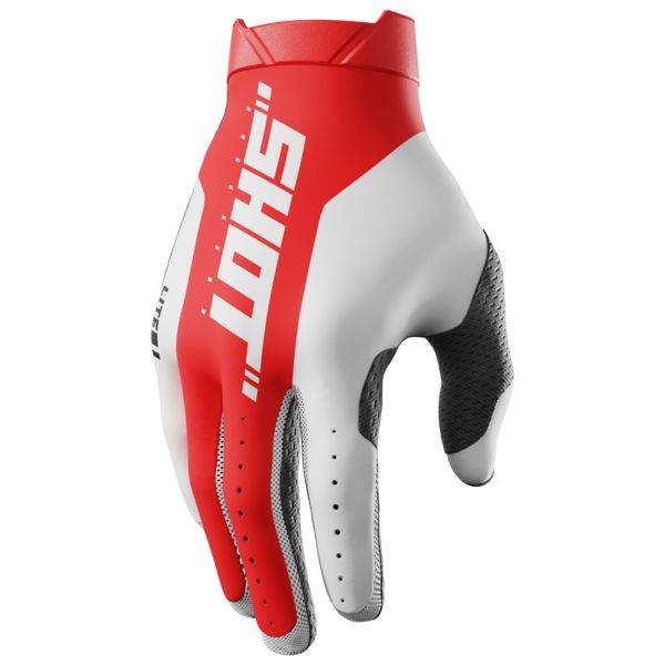Motocross Gloves SHOT Lite Pro Red