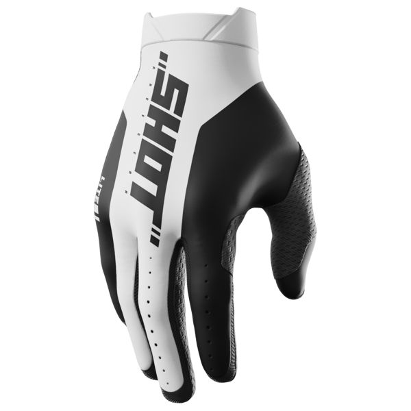 Motocross Gloves SHOT Lite Pro White