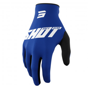 Motocross Gloves SHOT Raw Burst Blue Gloves