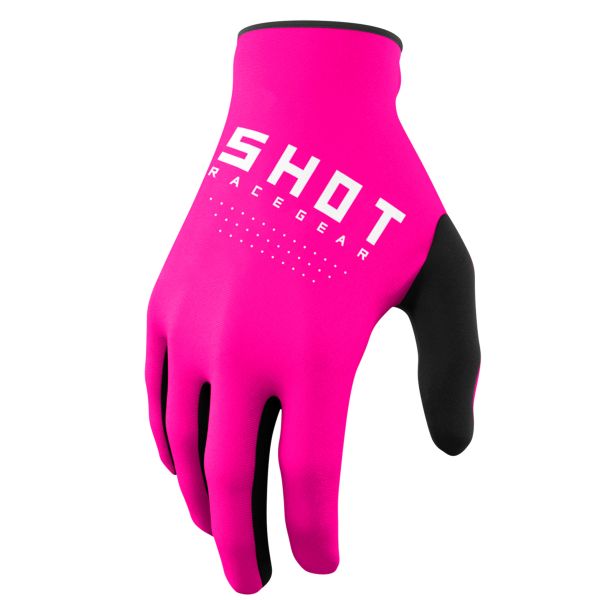 Motocross Gloves SHOT Raw Kid Pink