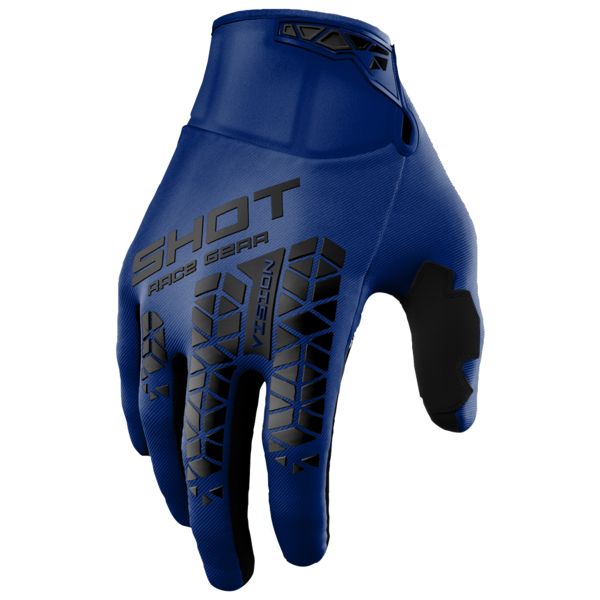 Motocross Gloves SHOT Vision Tech Blue