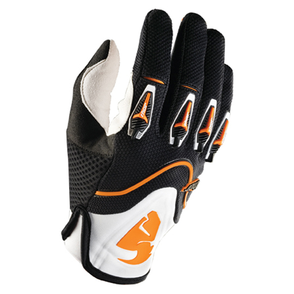 Motocross Gloves Thor Flow Orange