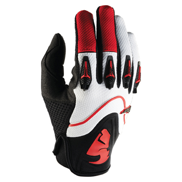 Motocross Gloves Thor Flow Red