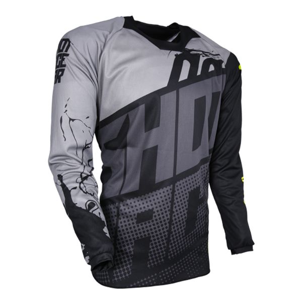 Motocross Jerseys SHOT Contact Venom Grey Black