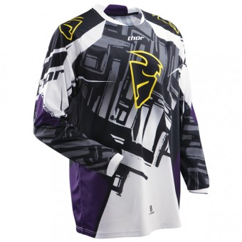 Motocross Jerseys Thor Phase Purple Slab Jersey