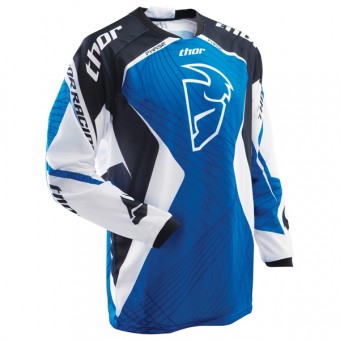 Motocross Jerseys Thor Phase Blue Spiral Jersey