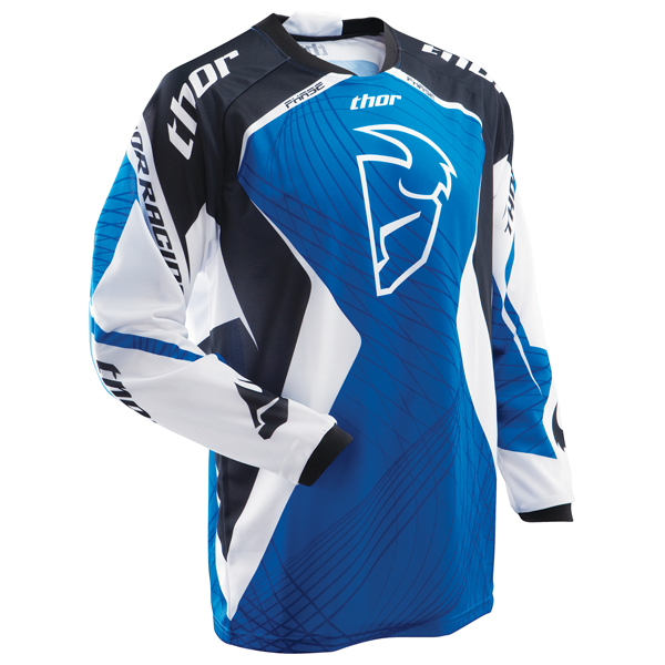 Motocross Jerseys Thor Phase Blue Spiral Jersey