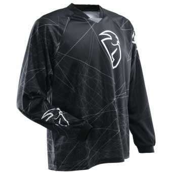 Motocross Jerseys Thor Static Black Jersey