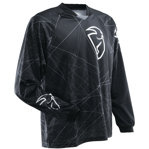 Motocross Jerseys Thor Static Black Jersey