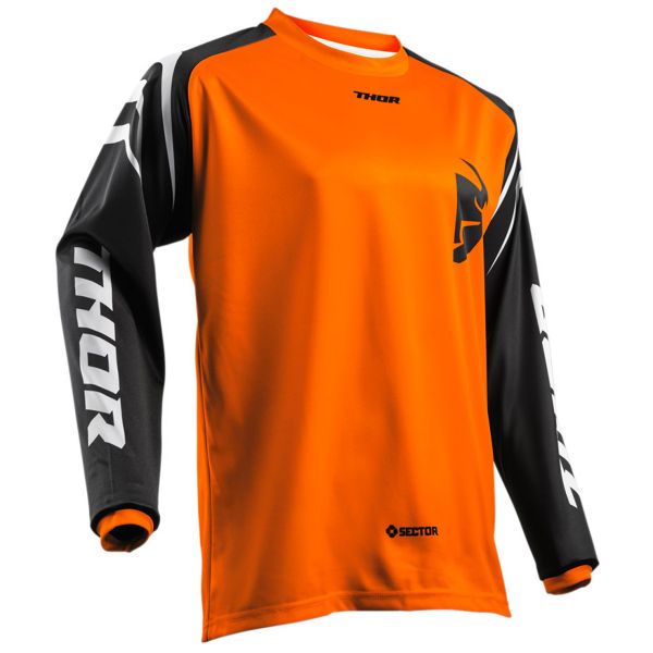 Motocross Jerseys Thor Sector Zones Orange