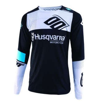 Motocross Jerseys SHOT Aerolite Replica Husqvarna Blue Grey