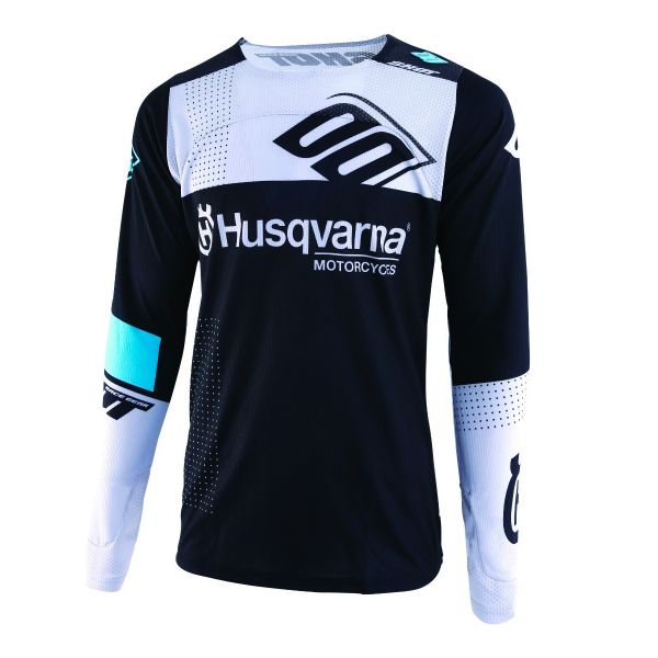 Motocross Jerseys SHOT Aerolite Replica Husqvarna Blue Grey