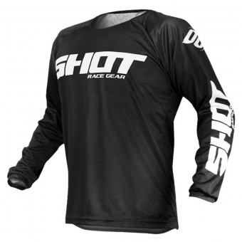 Motocross Jerseys SHOT Devo Raw Black Motocross Jerseys SHOT Devo Raw Black