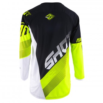 SHOT Devo Ultimate Black Neon Yellow Kid