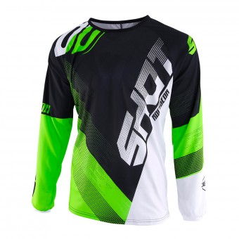 Motocross Jerseys SHOT Devo Ultimate Black Neon Green