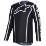 Motocross Jerseys Alpinestars Fluid Apex Jersey Black Gray