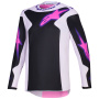 Motocross Jerseys Alpinestars Fluid Grid Jersey Black Light Gray Purple