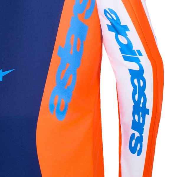 Alpinestars Fluid Grid Jersey Orange Ucla Blue
