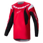 Motocross Jerseys Alpinestars Fluid Haul Bright Red Black