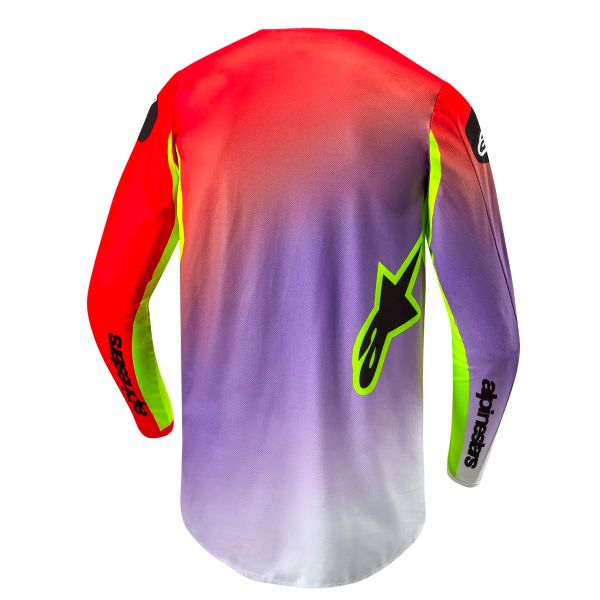 Alpinestars Fluid Lucent White Neon Red Yellow Fluo