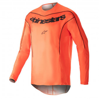 Motocross Jerseys Alpinestars Fluid Lurv Hot Orange Black