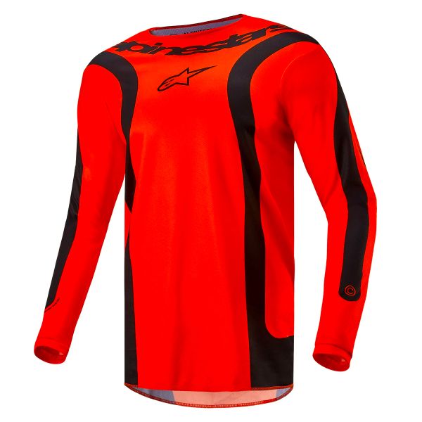 Alpinestars Racer Semi MX Jersey – Blue & Hot Orange, Men’s Sizes SM To 2XL