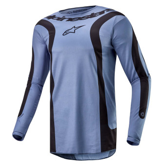 Motocross Jerseys Alpinestars Fluid Lurv Light Blue Black