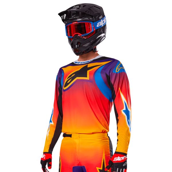 Motocross Jerseys Alpinestars Fluid Wurx Multicolor Motocross Jerseys Alpinestars Fluid Wurx Multicolor