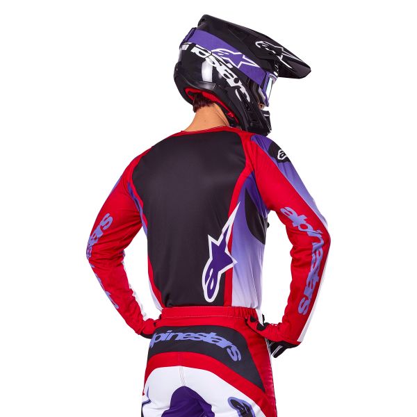 Alpinestars Fluid Wurx Purple Bright Red