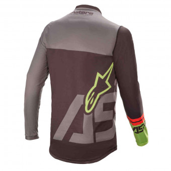 Alpinestars Racer Compass Black Yellow Fluo Coral Kid