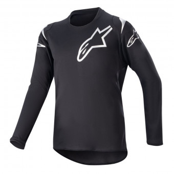Motocross Jerseys Alpinestars Racer Graphite Black Reflective Kid
