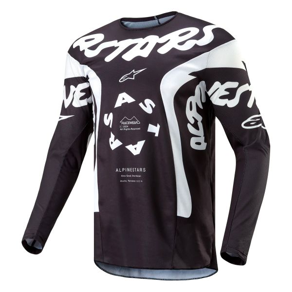 Motocross Jerseys Alpinestars Racer Hana Black White