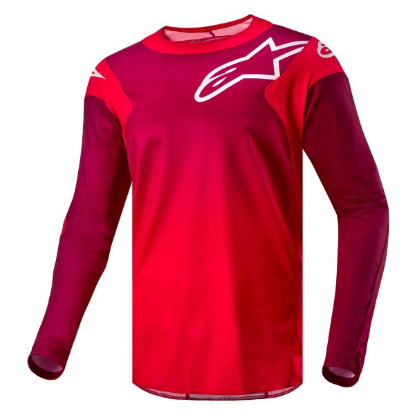 Motocross Jerseys Alpinestars Racer Hoen Mars Red Burgundy
