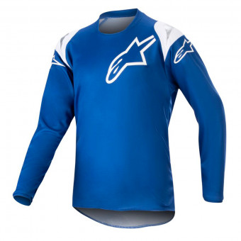 Motocross Jerseys Alpinestars Racer Narin Blue Ray White Kid