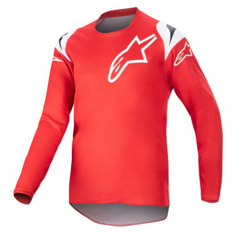 Motocross Jerseys Alpinestars Racer Narin Mars Red White Kid