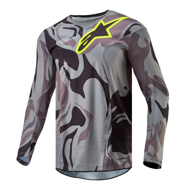 Motocross Jerseys Alpinestars Racer Tactical Cast Grey Camo Magnet