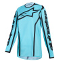Motocross Jerseys Alpinestars Stella Fluid Apex Jersey Tropical Black