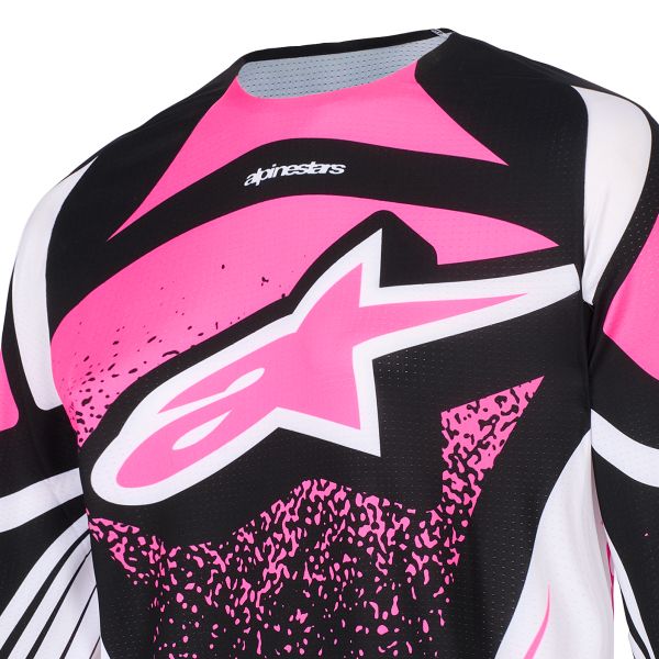 Alpinestars Stella Techstar Nomur Jersey Black White Fuchsia