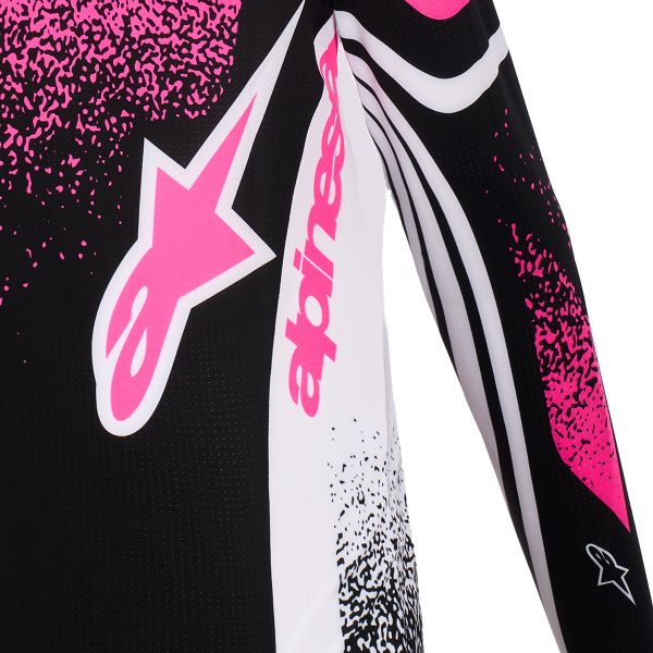 Alpinestars Stella Techstar Nomur Jersey Black White Fuchsia