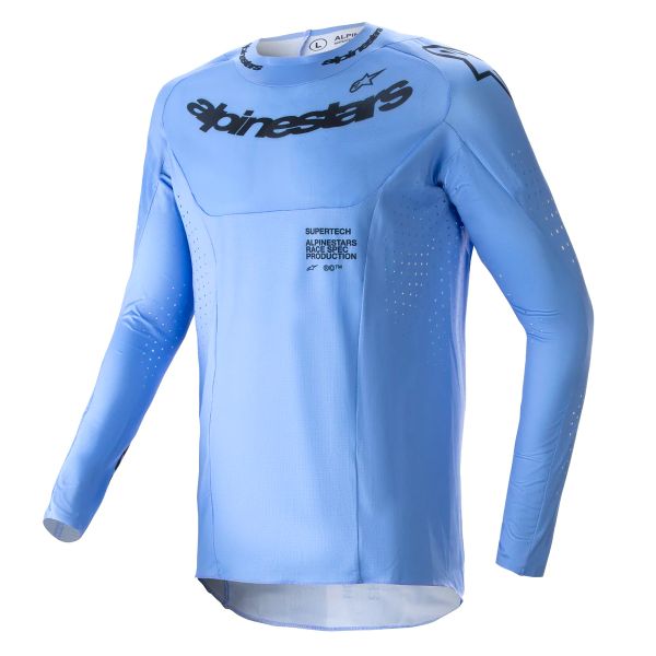 Motocross Jerseys Alpinestars Supertech Dade Light Blue