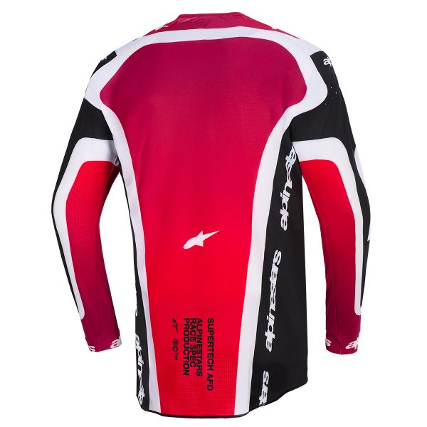 Alpinestars Supertech Pro Vista Jersey Black Red White