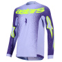 Motocross Jerseys Alpinestars Supertech Scenz Jersey Purple Yellow Fluo