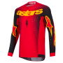Motocross Jerseys Alpinestars Supertech Scenz Jersey Red Black Yellow