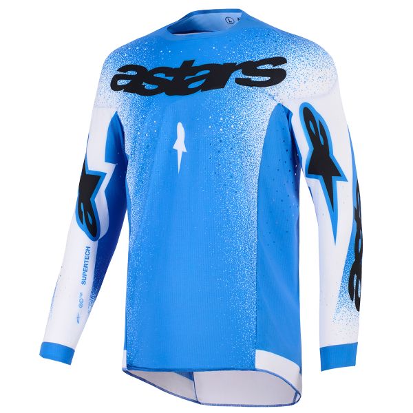 Motocross Jerseys Alpinestars Supertech Scenz Jersey Ucla Blue White
