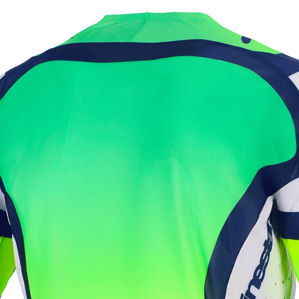 Alpinestars Supertech Vista Jersey Light Gray Yellow Fluo Blue