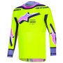 Motocross Jerseys Alpinestars Supertech Vista Jersey Yellow Purple Black