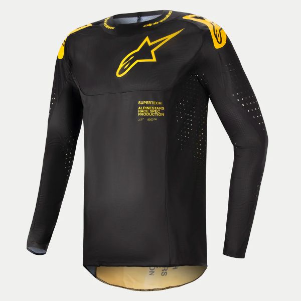 Motocross Jerseys Alpinestars Supertech Ward Black Yellow