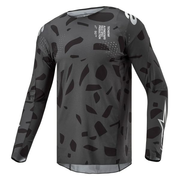 Motocross Jerseys Alpinestars Techstar Graphite Black Camo